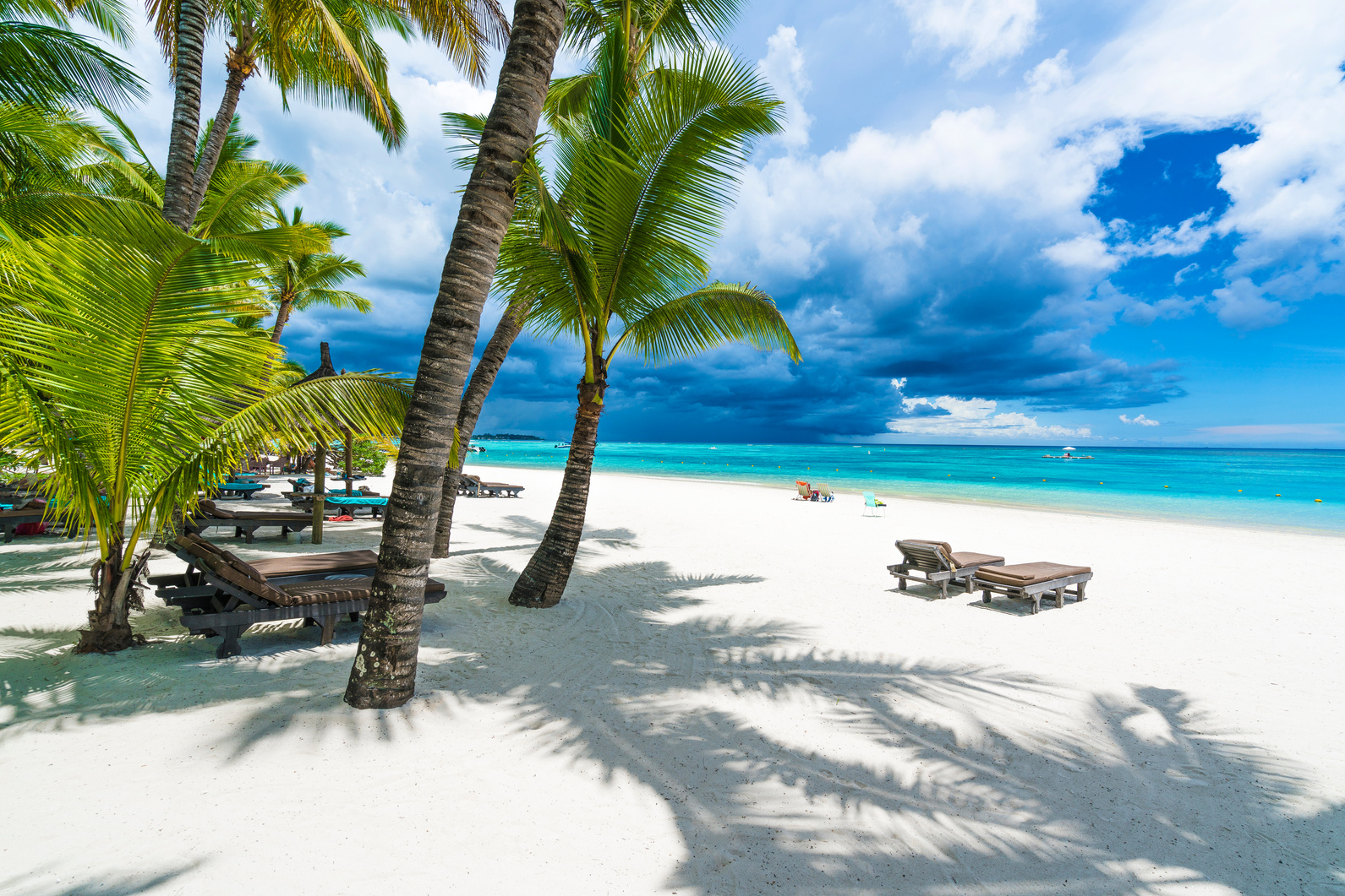 Beach of Mauritius island